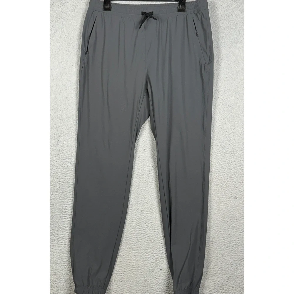 UNRL Apex Pants Mens Large Tall Grey Technical Jogger Athletic Stretch Training